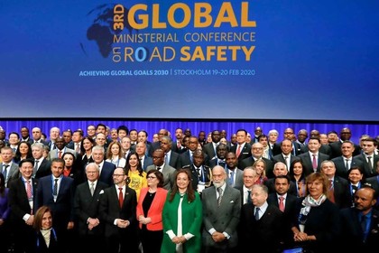 Българска делегация взе участие в Третата глобална министерска конференция за безопасност на движението по пътищата в Стокхолм на 19-20 февруари 2020 г.